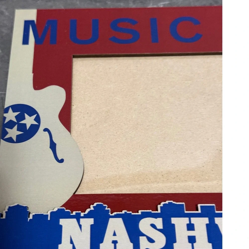 Nashville Music City USA Grand Ole Opry Picture Frame Collectible Souvenir 4 x 6